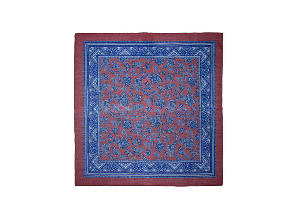 Skjerf Paisley Ull Rust