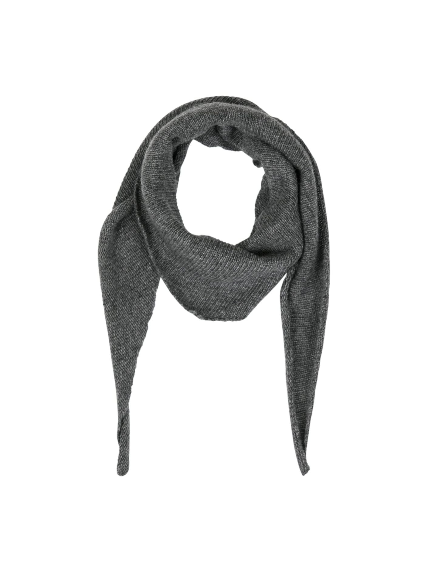 Misty Knit Scarf Antracit Melange