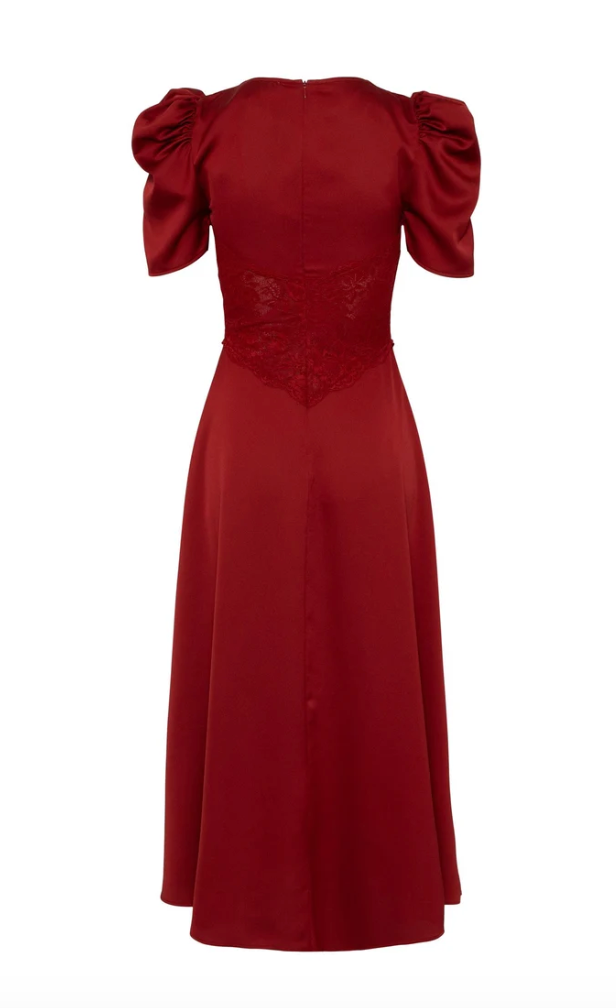 Francis Midi Dress Red