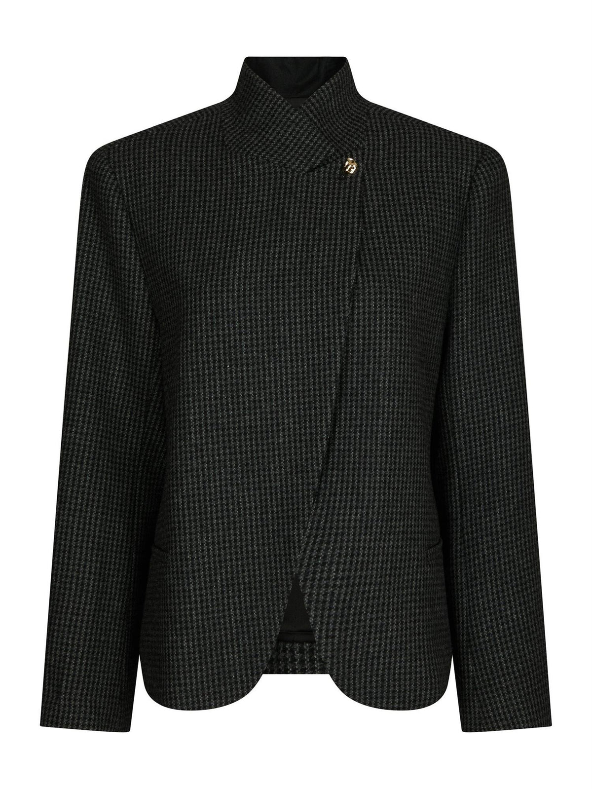 Paria Check Blazer Dark Grey