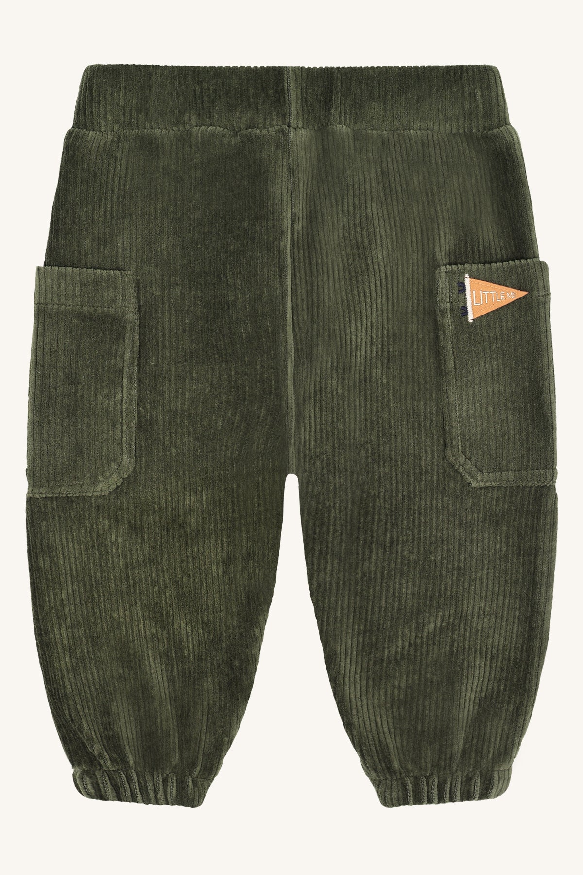 Gus Ribbed Velur Deep Ivy