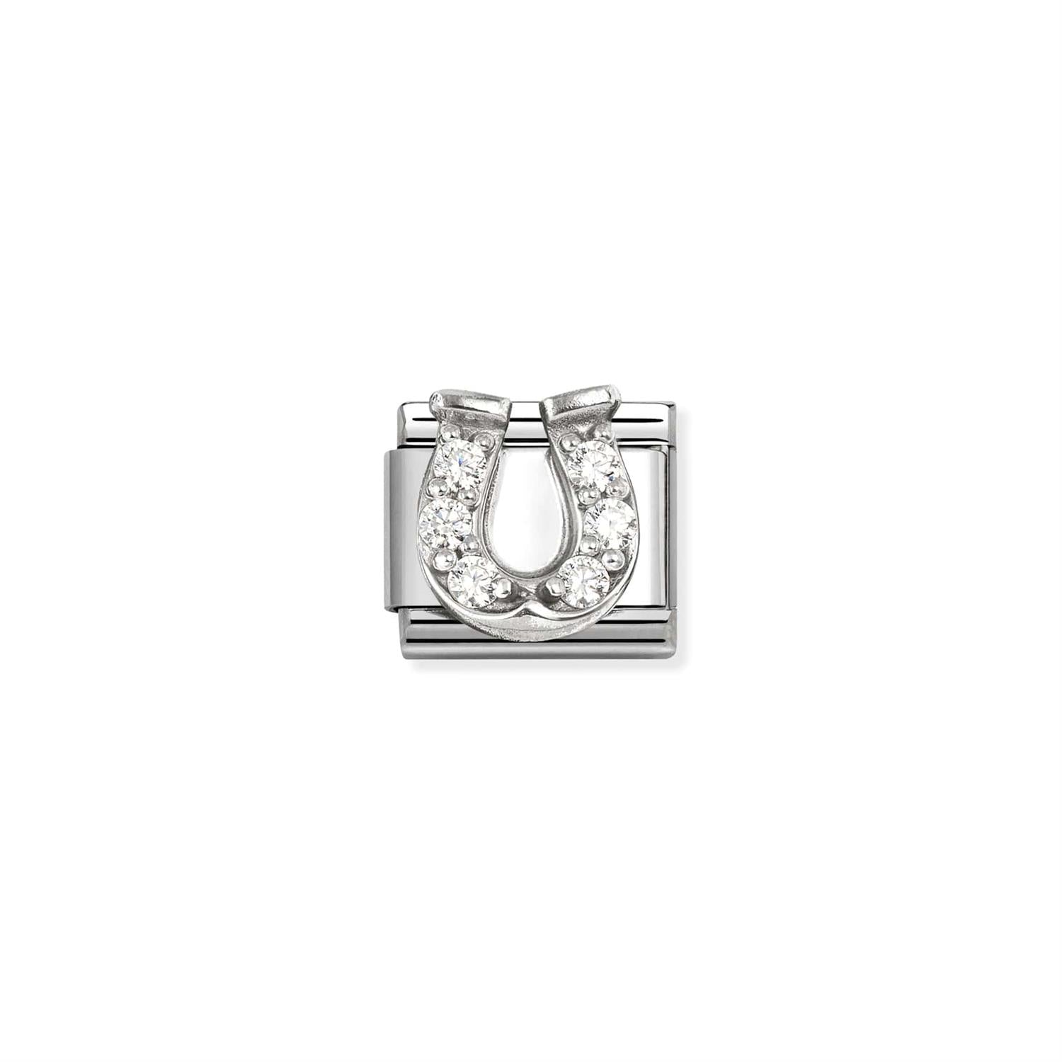 White Horsehoe Zirconia