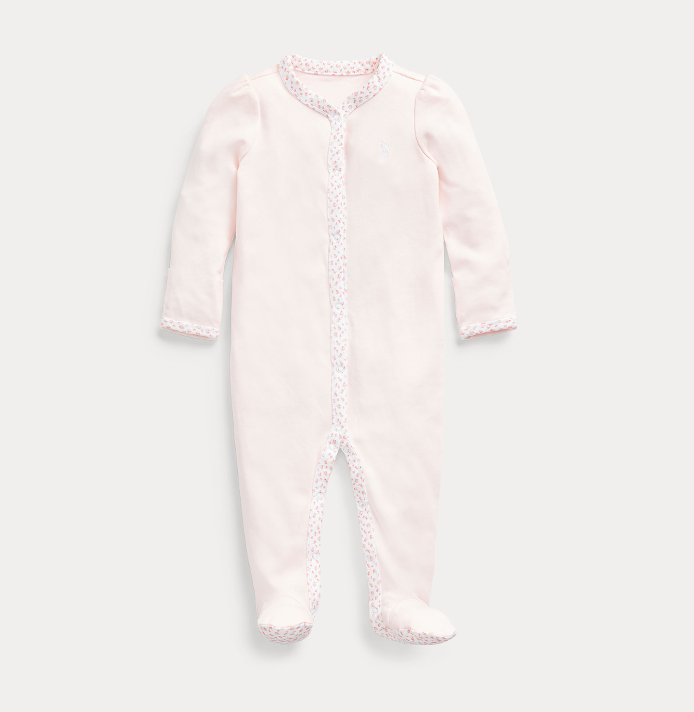 Solid Onepiece Coverall Delicate Pink