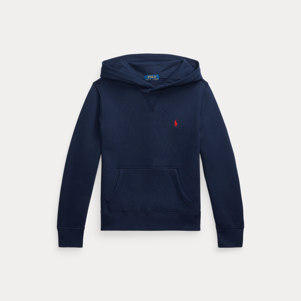 Fleece Hoodie Refined Navy