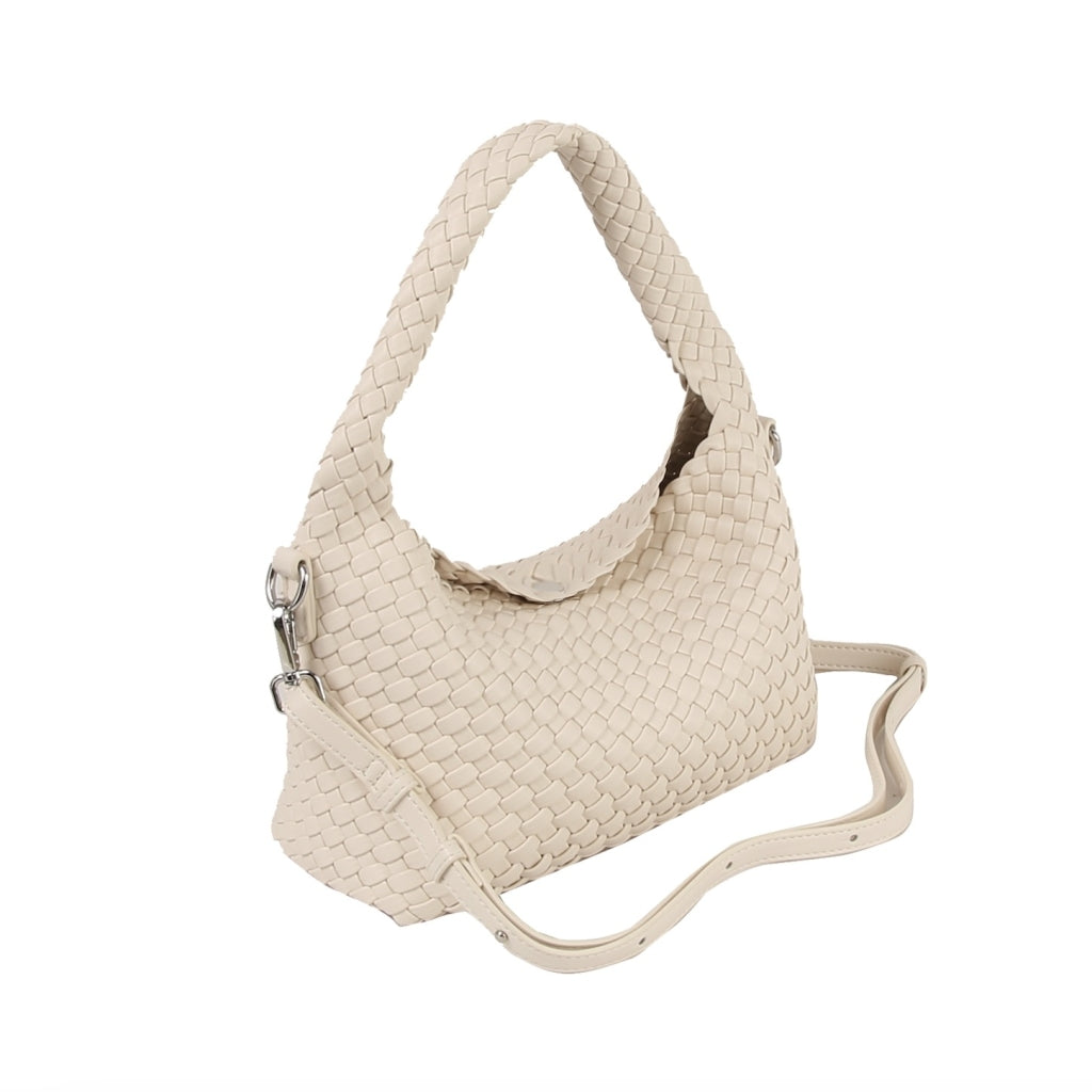 Twist Braided Soft Structure White Sand