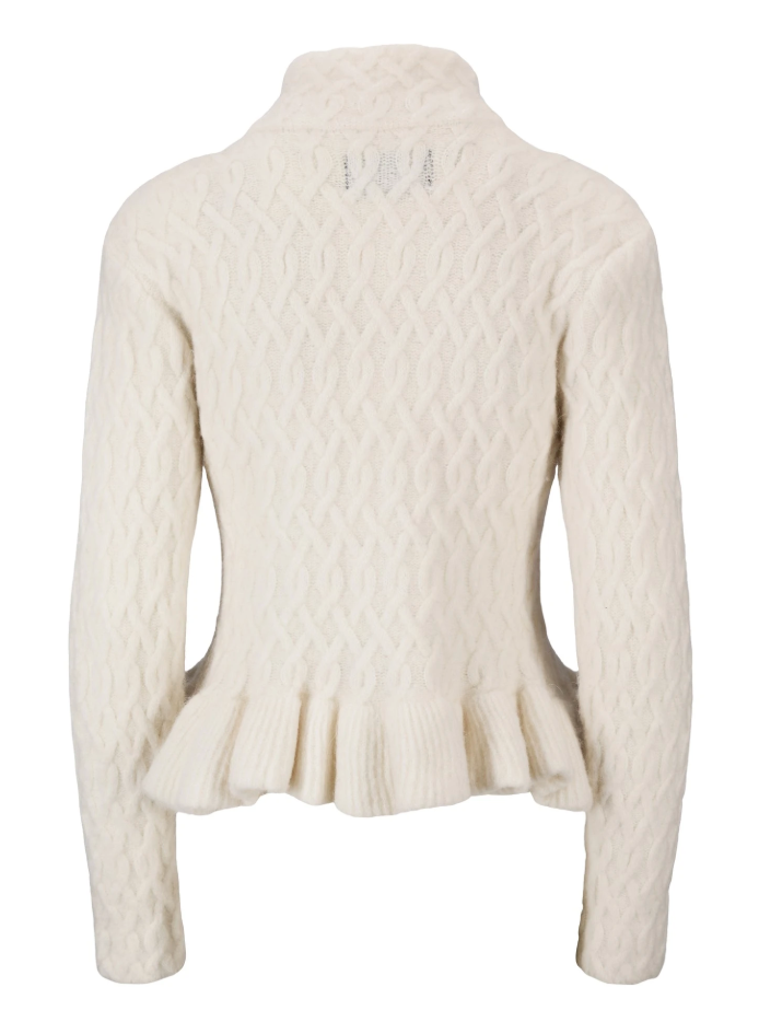 Lene Alpaca Cardigan Ivory