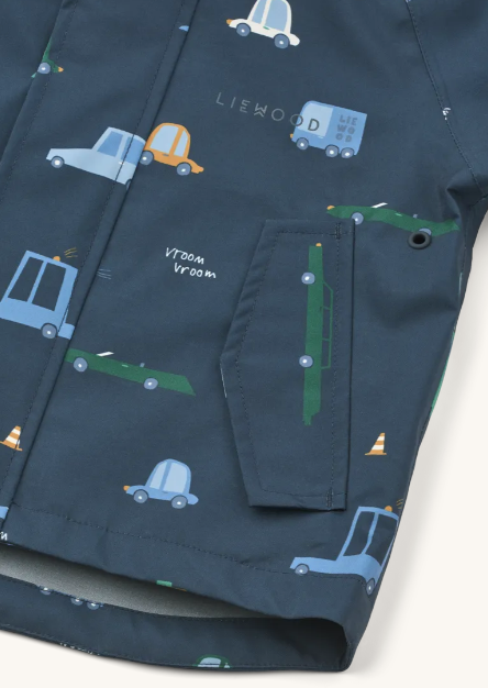 Manu Rainwear Set Cars/Classic Navy