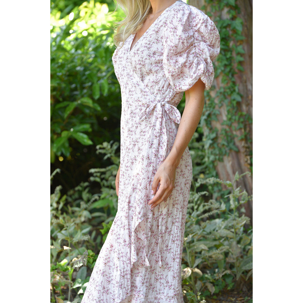 Sinda Print Dress Rose Pink