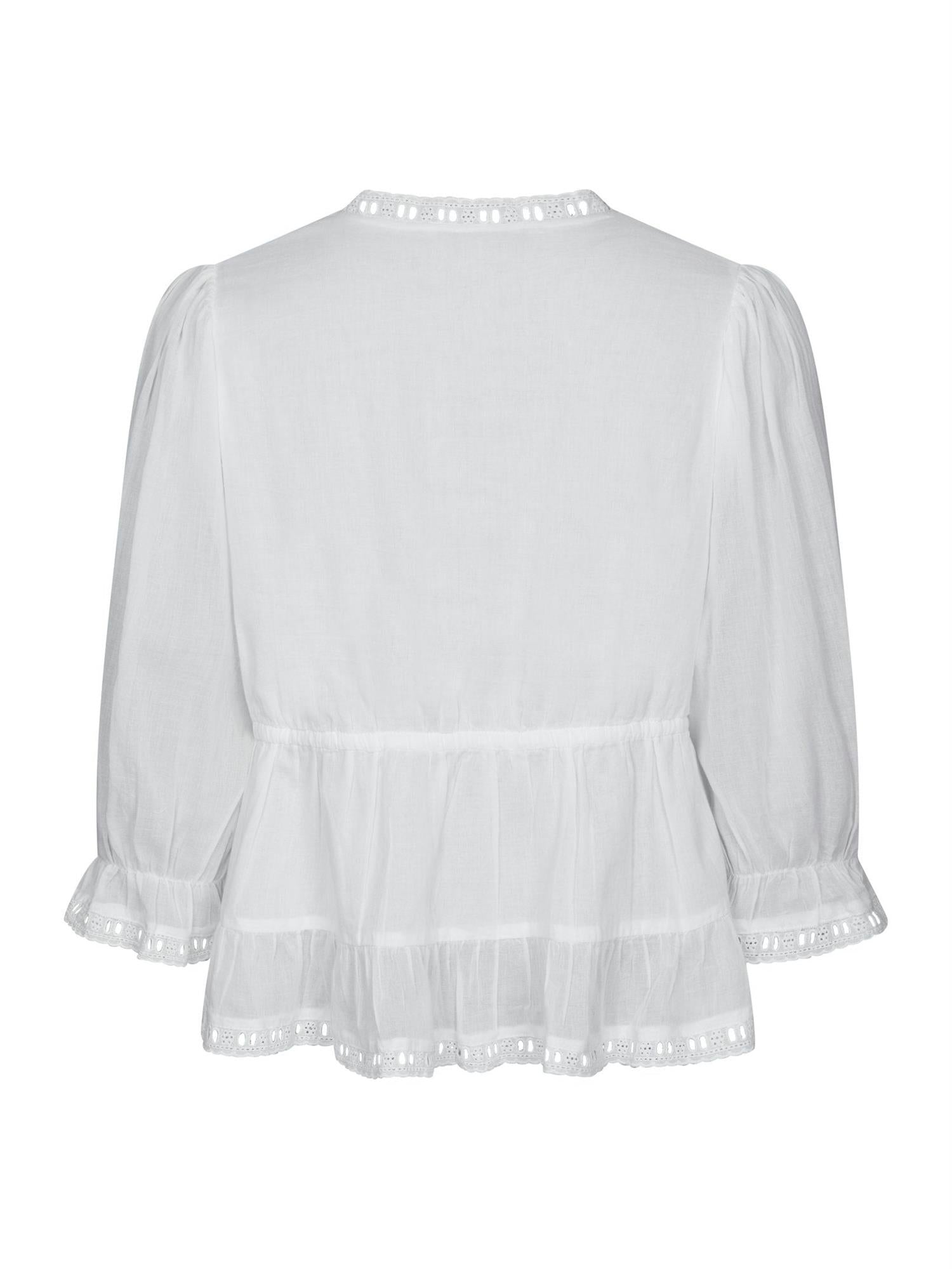 Adelia S Voile Blouse White