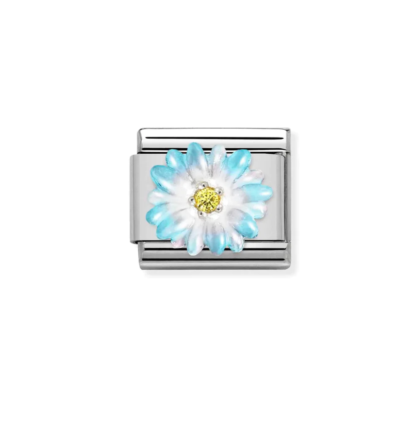 Zirkon Flower Light Blue