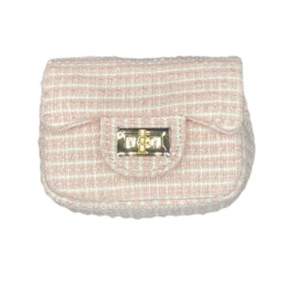 Handbag Mini Pink Stripe
