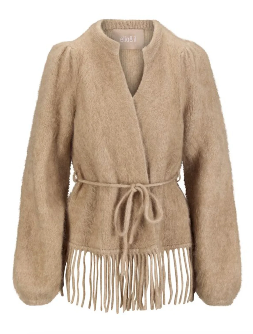 Fidele Chunky Cardigan Hazel Beige