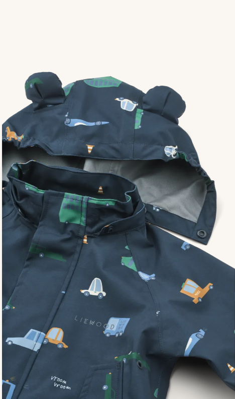 Manu Rainwear Set Cars/Classic Navy