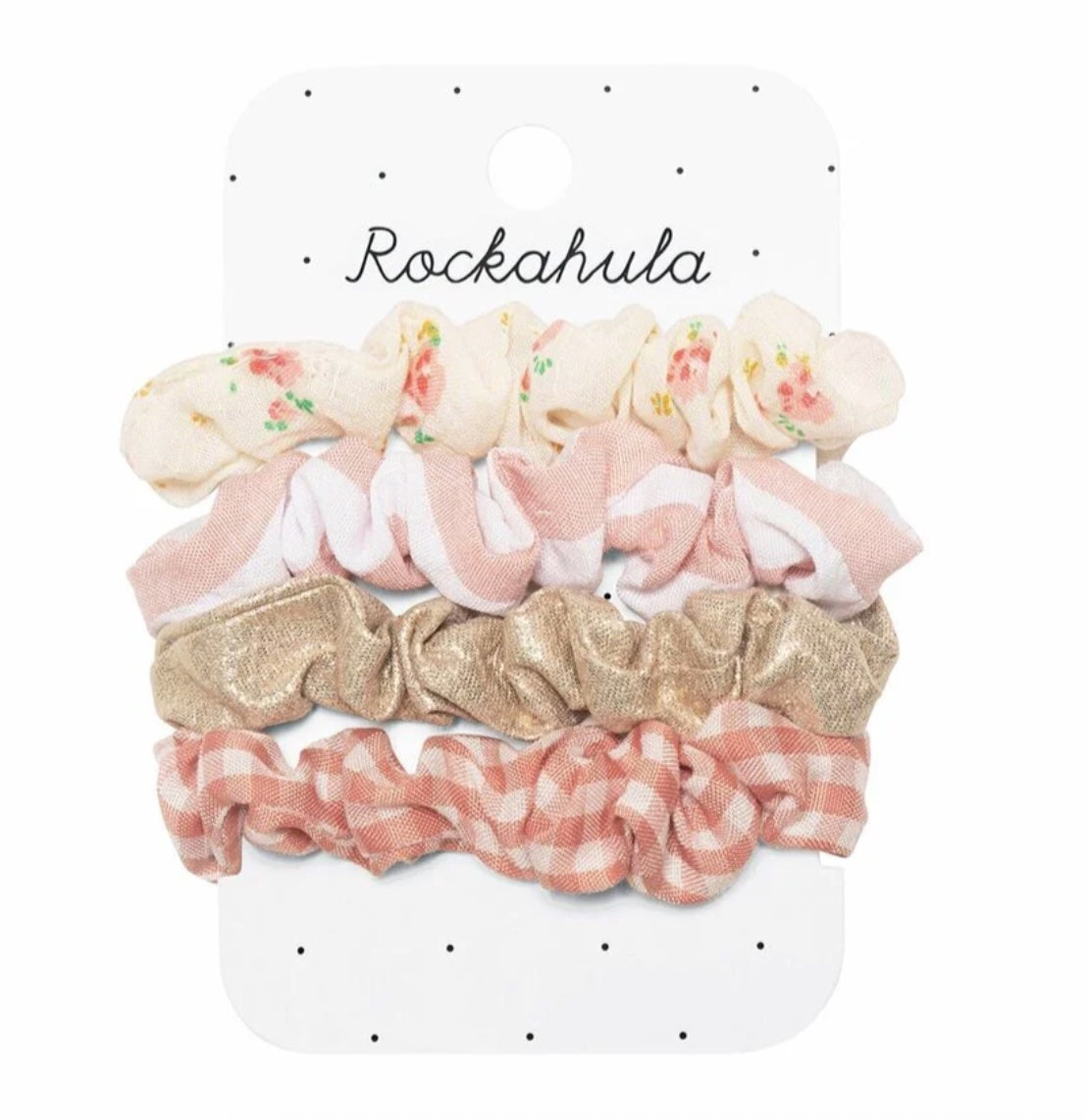 Tiny Blossom Scrunchie Set