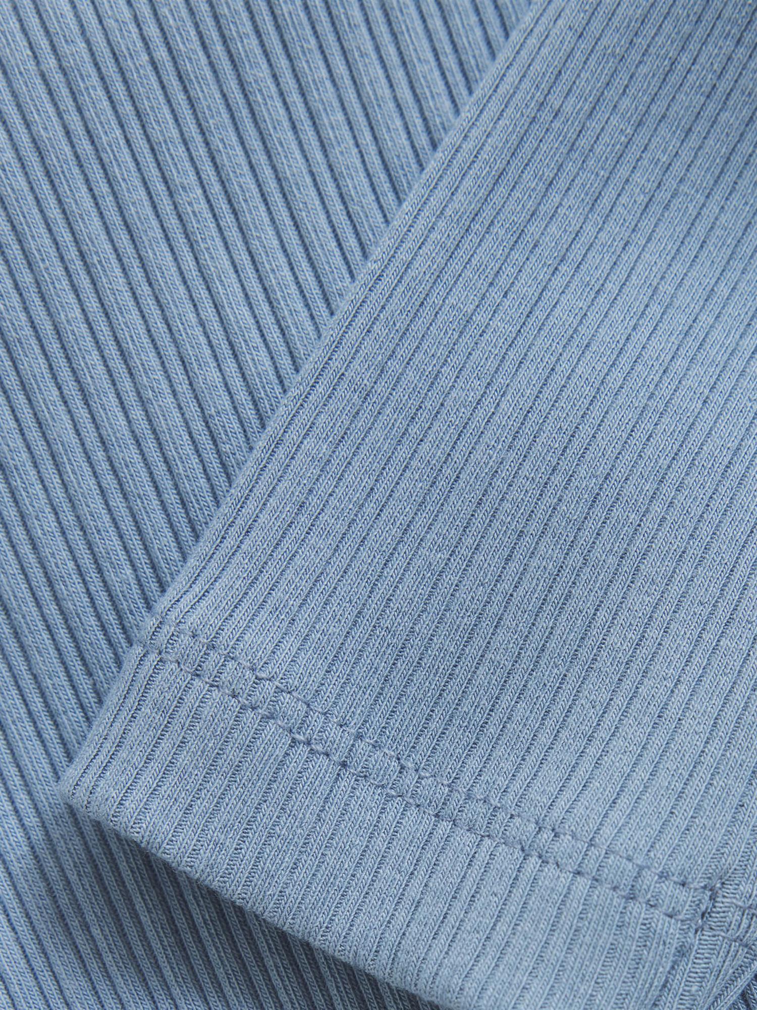 Body Ls Rib Windward Blue