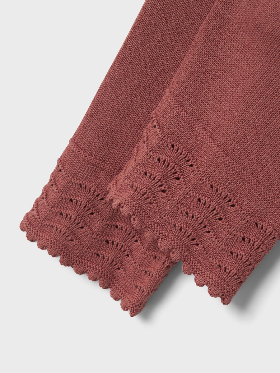 Lola Strikket Ancle Pant Withered Rose
