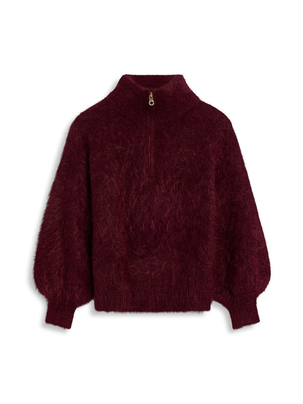 Li Chunky Sweater Oxblood