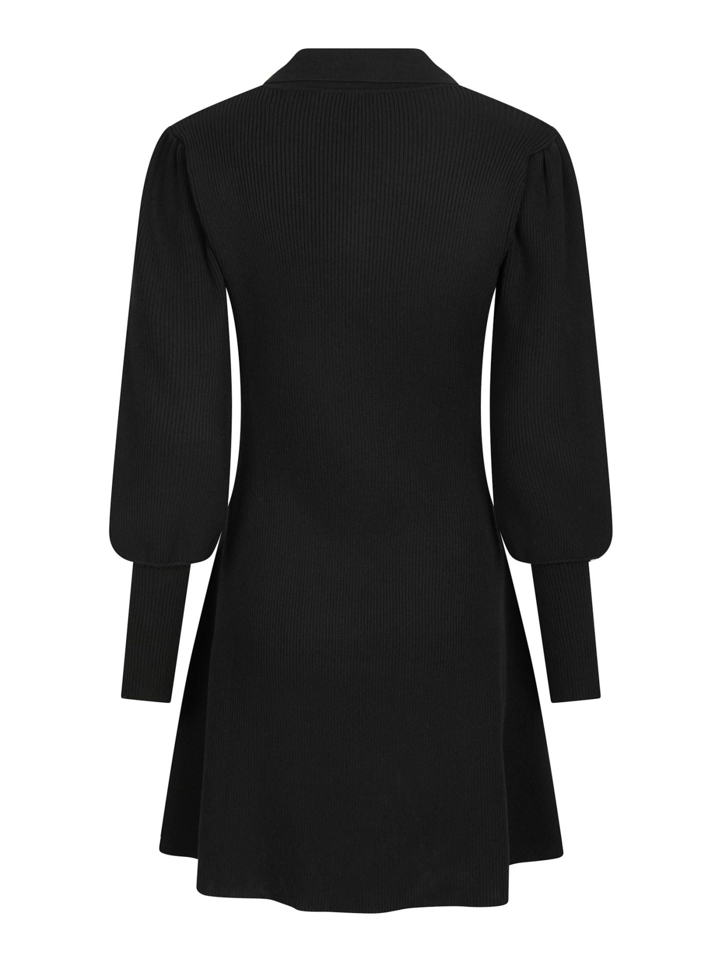 Polli Rib Knit Dress Black