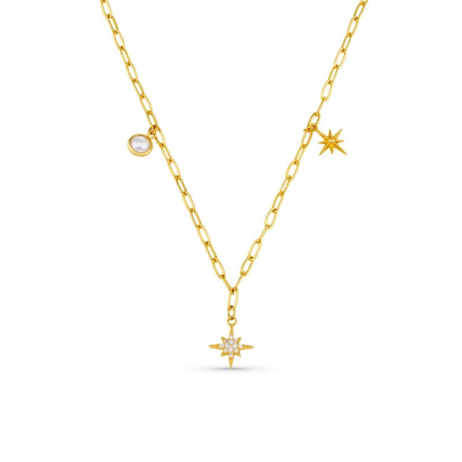 Celestial Multi Charm Rope Necklace 24