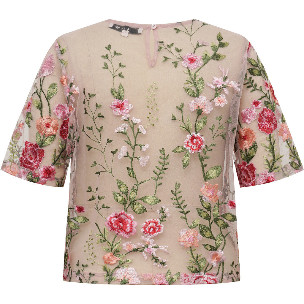 Fuschia Blouse Rose Red