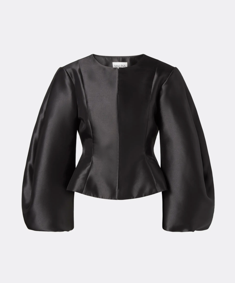 Vendela Balloon Sleeve Blouse Black