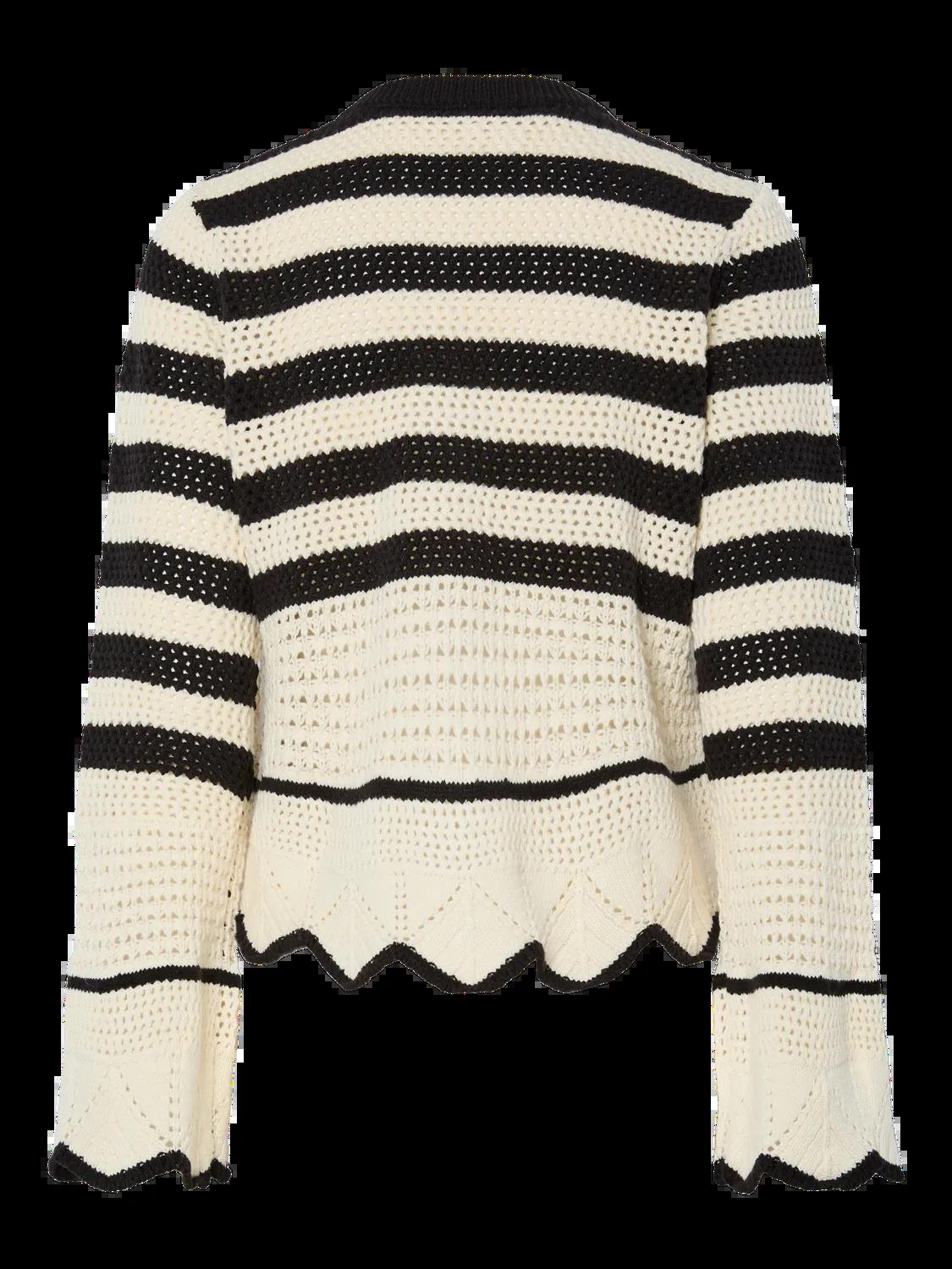 YASELINA Knit Cardigan Black Birch