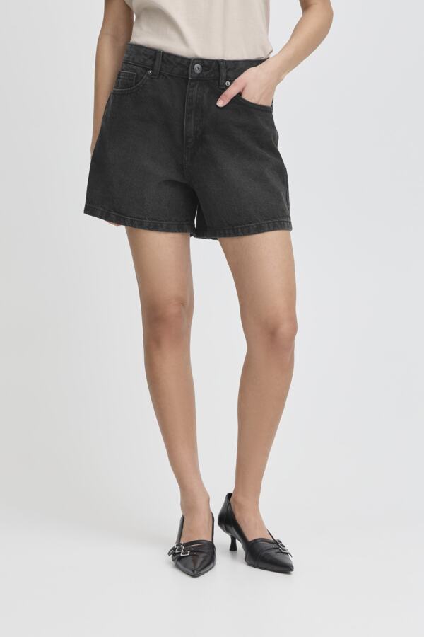 Aveny Shorts Washed Black