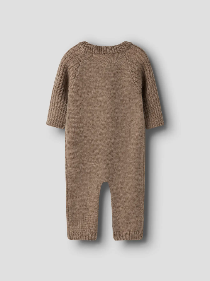 Nomo Noa Wool Ls Knit Suit Sepia Tint