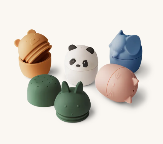 Gabby Classic Bath Toys 5-Pack Creme De La Creme Multi Mix