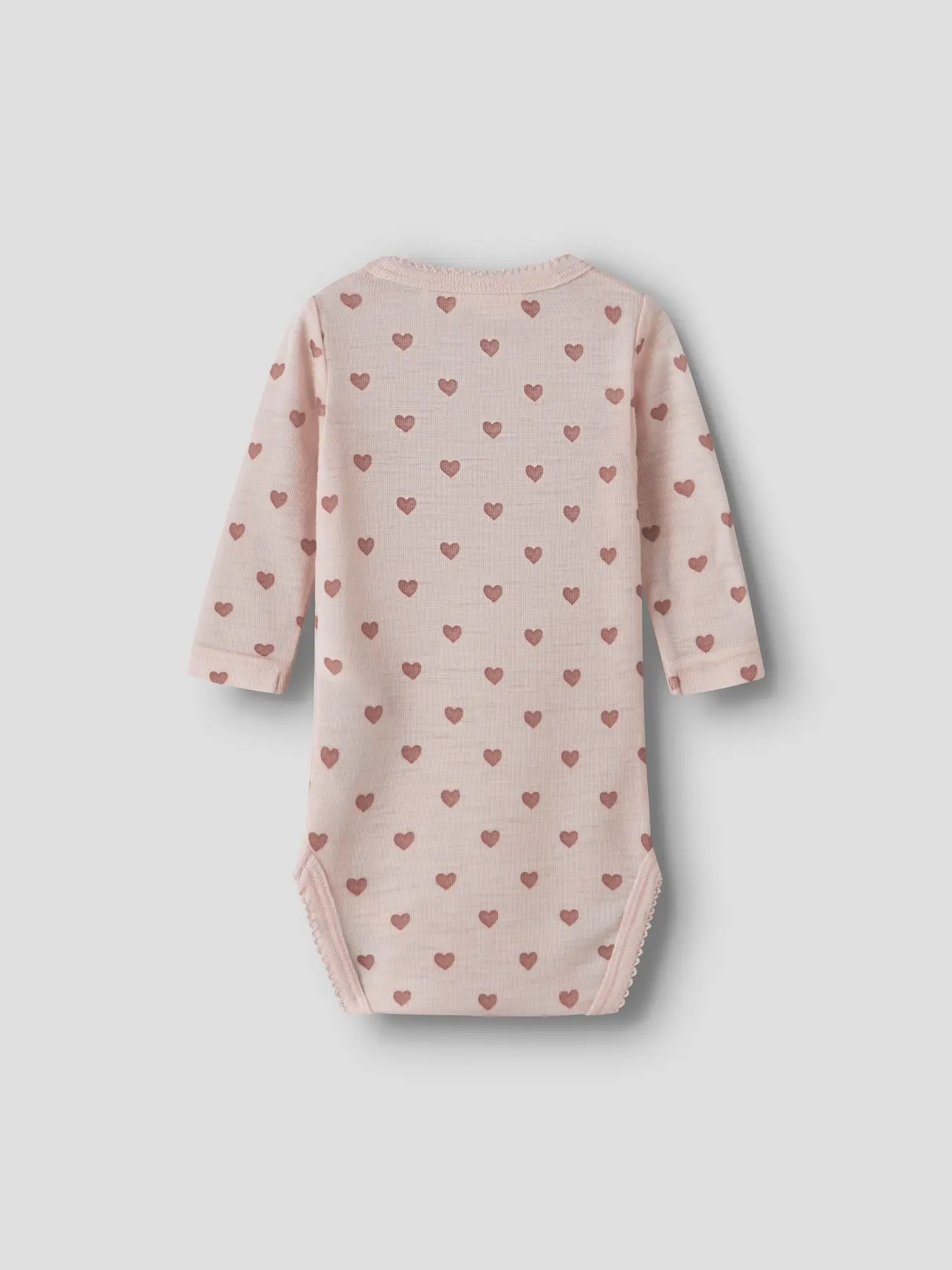 Noel Nia Wool Ls Slim Body Morganite Heart