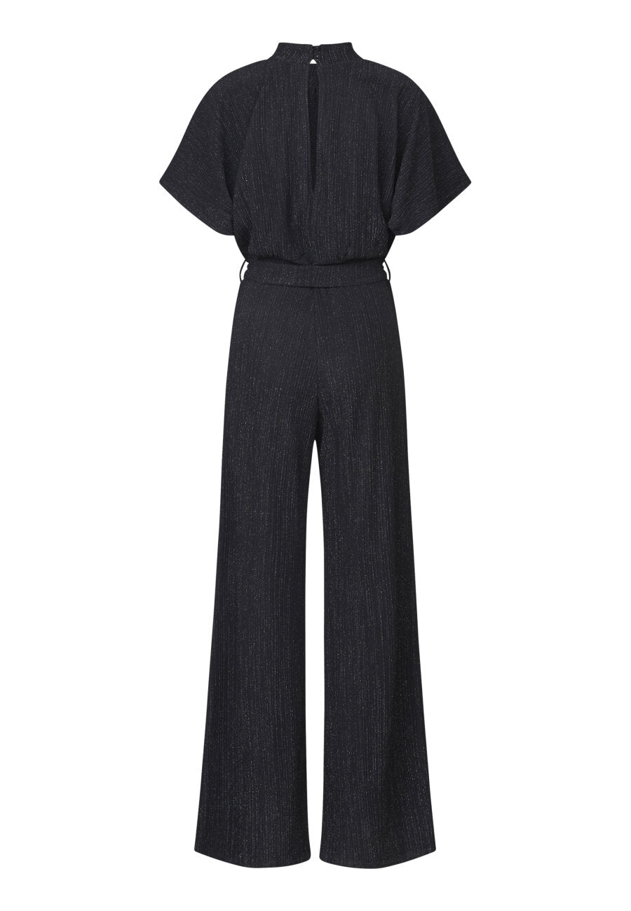 Girl Jumpsuit Black Silver