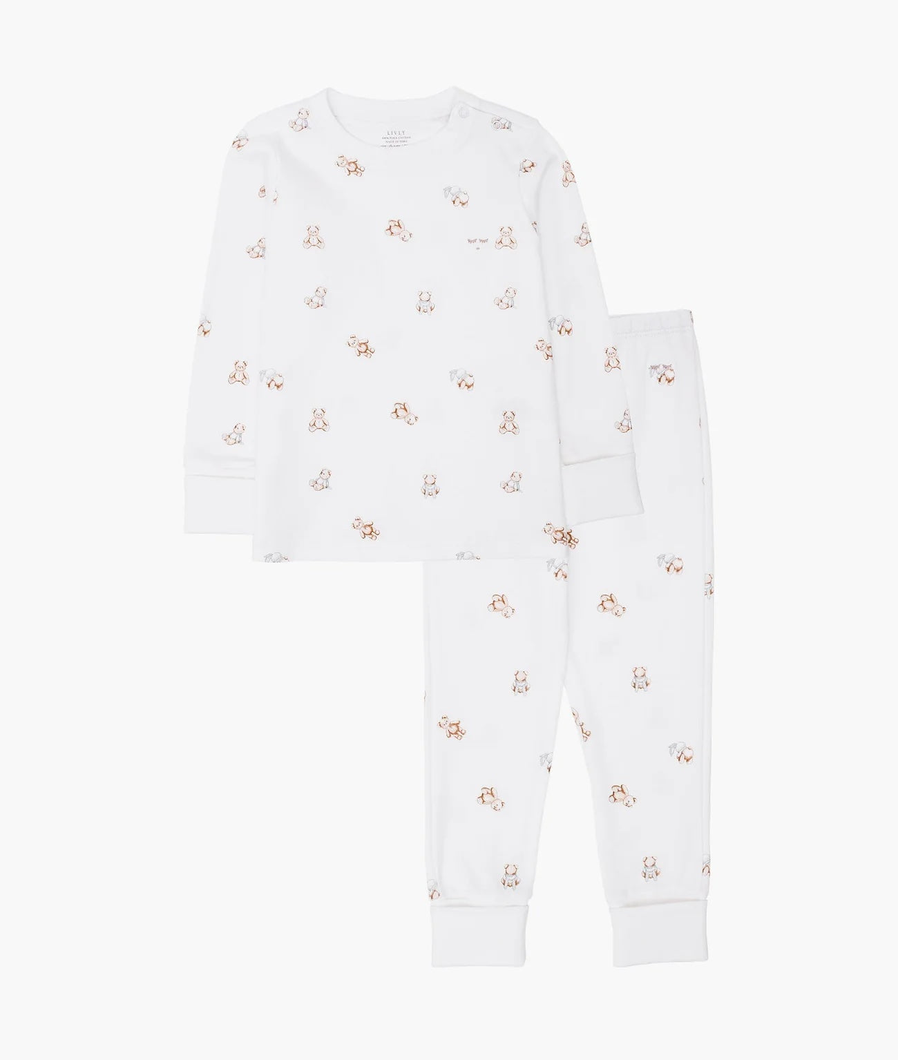 Teddy Tay 2 Piece Set White
