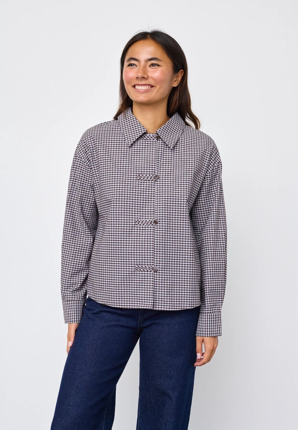 Victor Shirt Brown Check