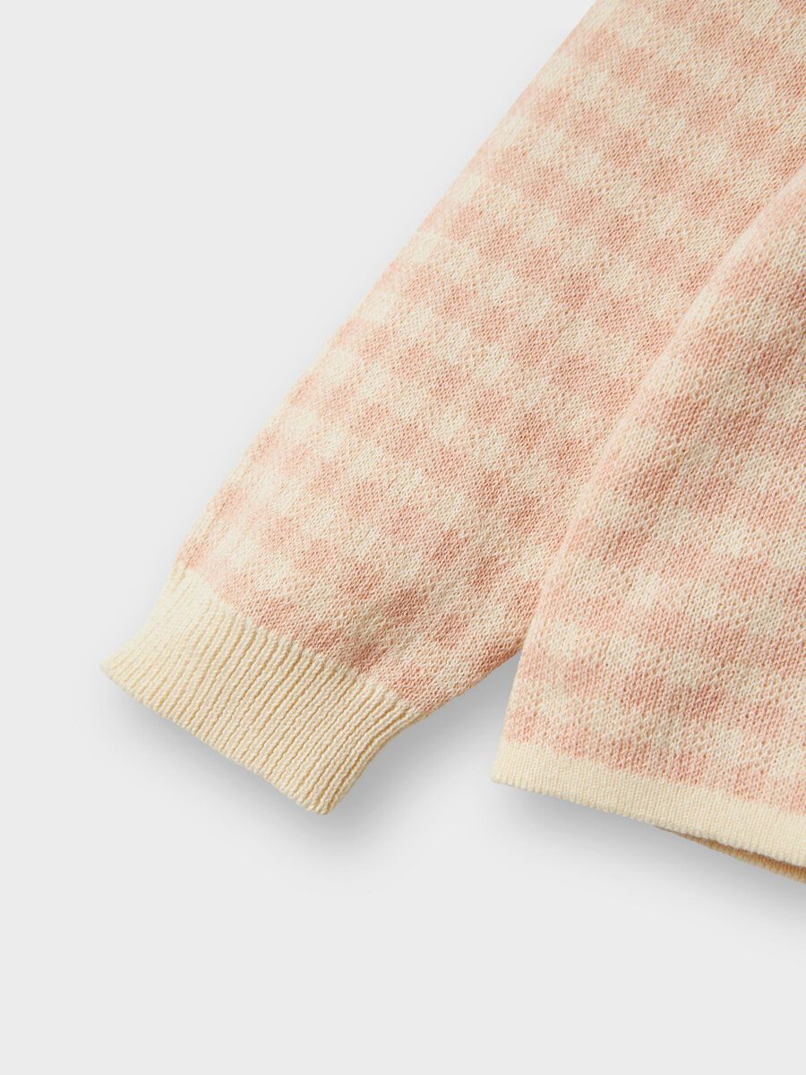 Nadie Langermet Loose Knit Cameo Rose