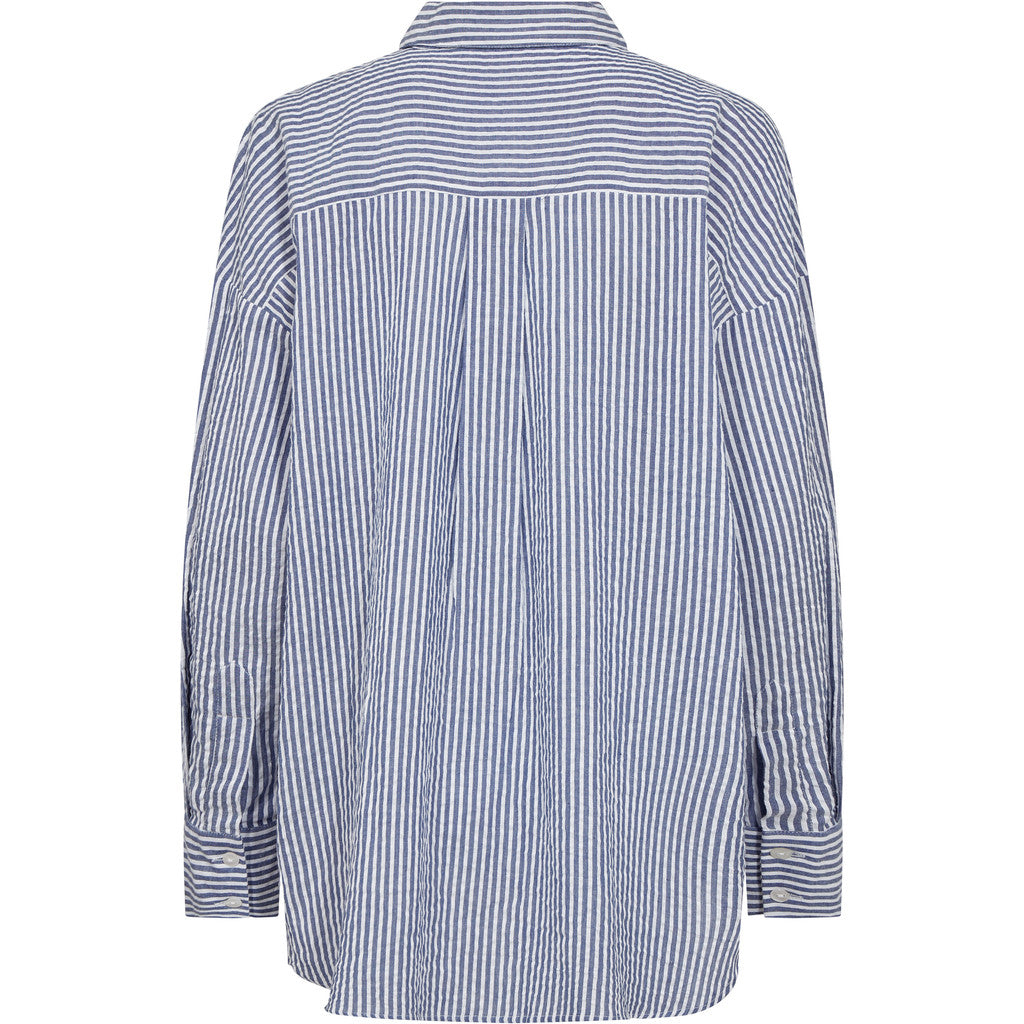 Sonja New Shirt Navy/White