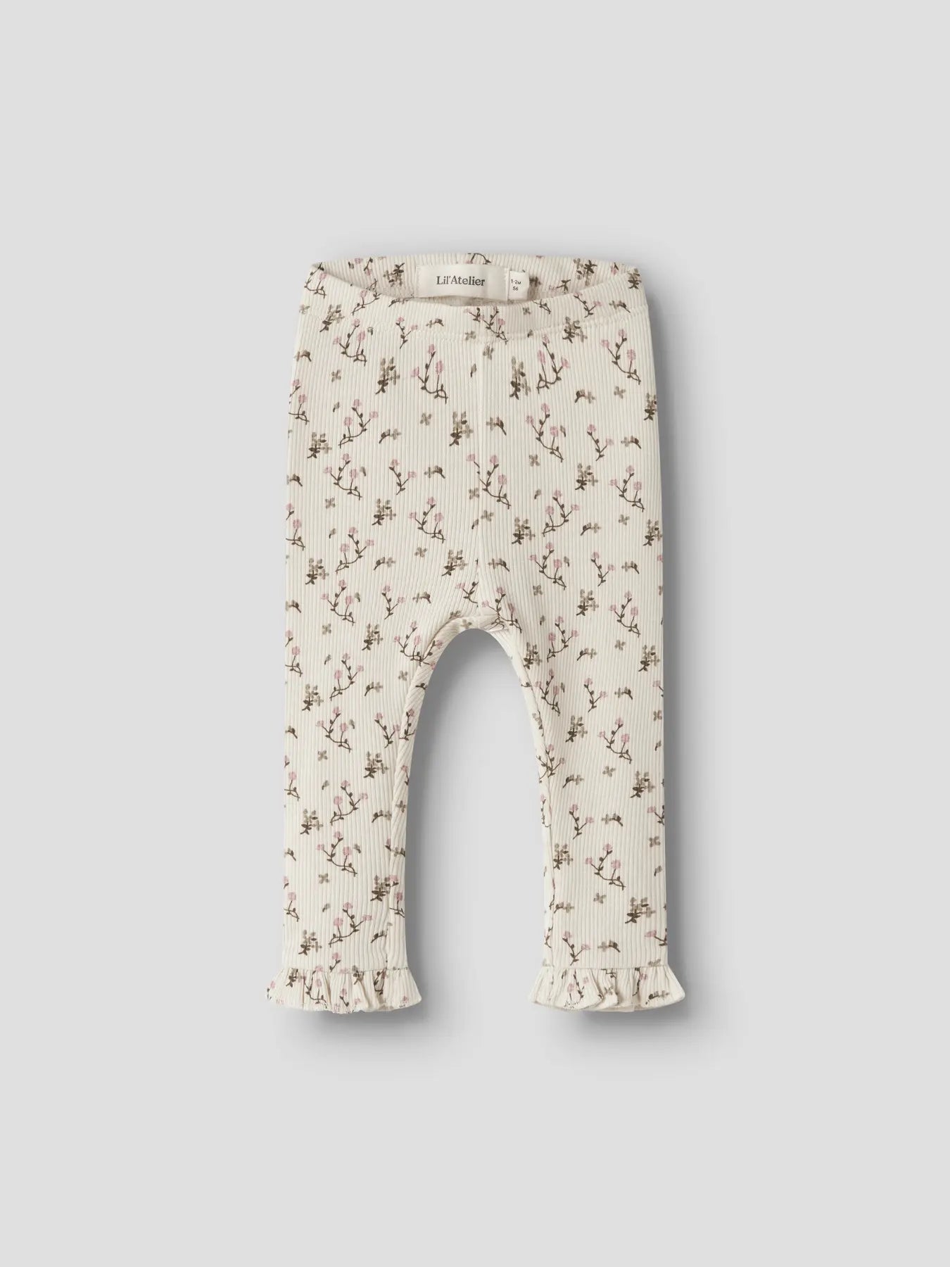 Lago Mer Slim Leggings Turtledove/Rose Flower