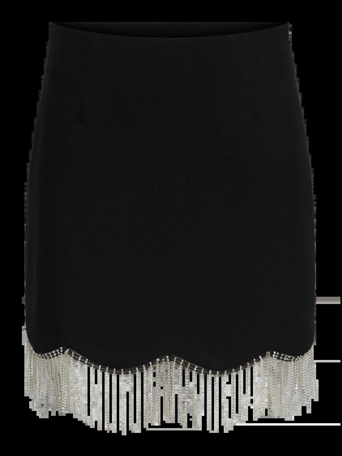 YASRINNA Short Skirt Black