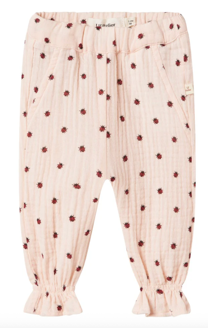 Lilia Loose Bukse Silver Peony