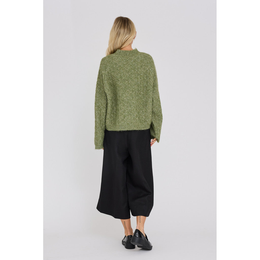 Olivia Knit Pullover Forest Green