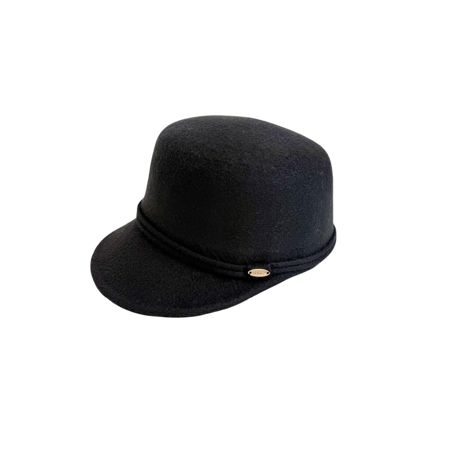 Iben Hatt med Brem Sort