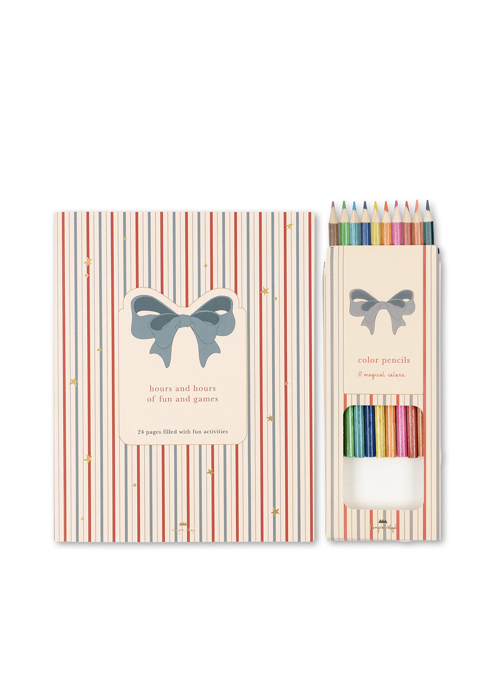 Activity Book With Color Pencils
