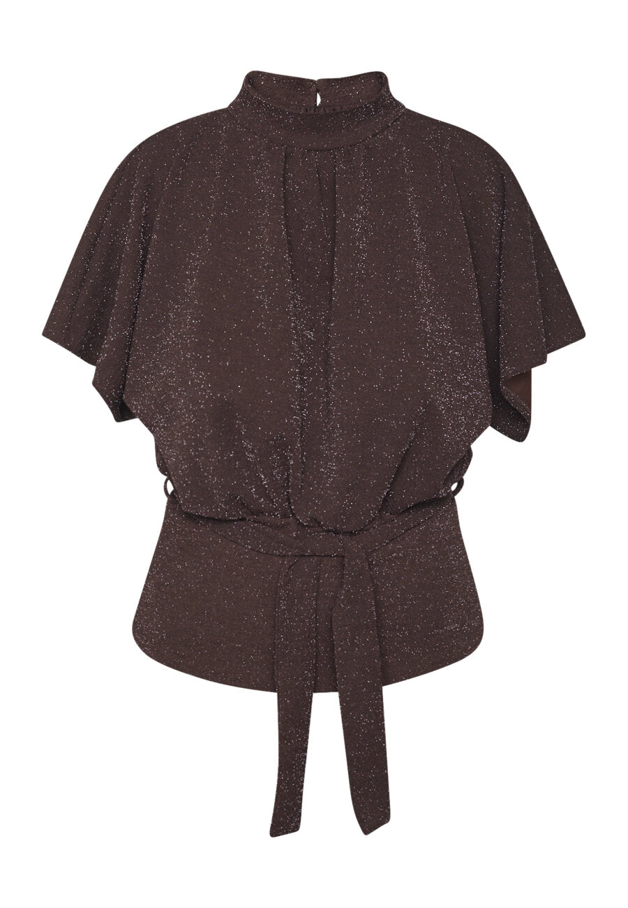 Girl Top Chocolate/Silver