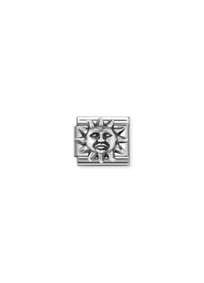 Oxidized Silver Sun
