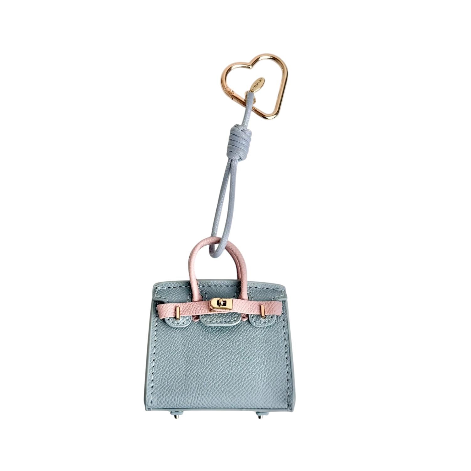 Bag Charm Veske Lys Blå