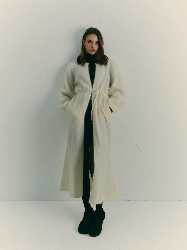 Olivia Chunky Cardigan Bright White