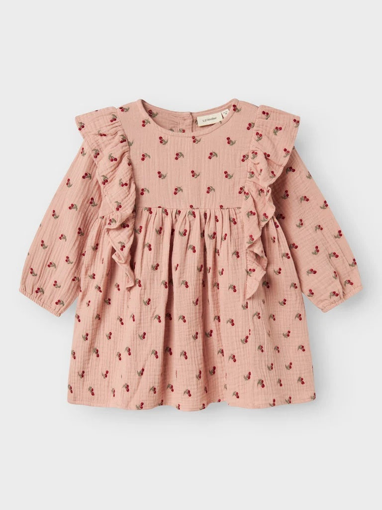Koala Langermet Kjole Misty Rose