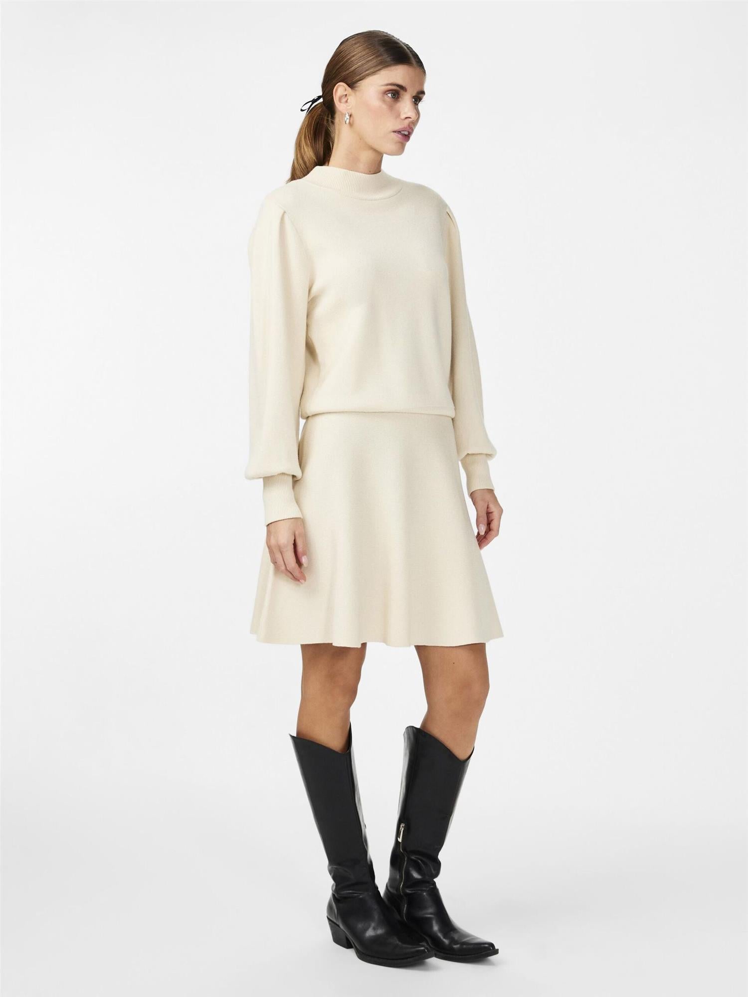 YASFONNY Knit Skirt Birch