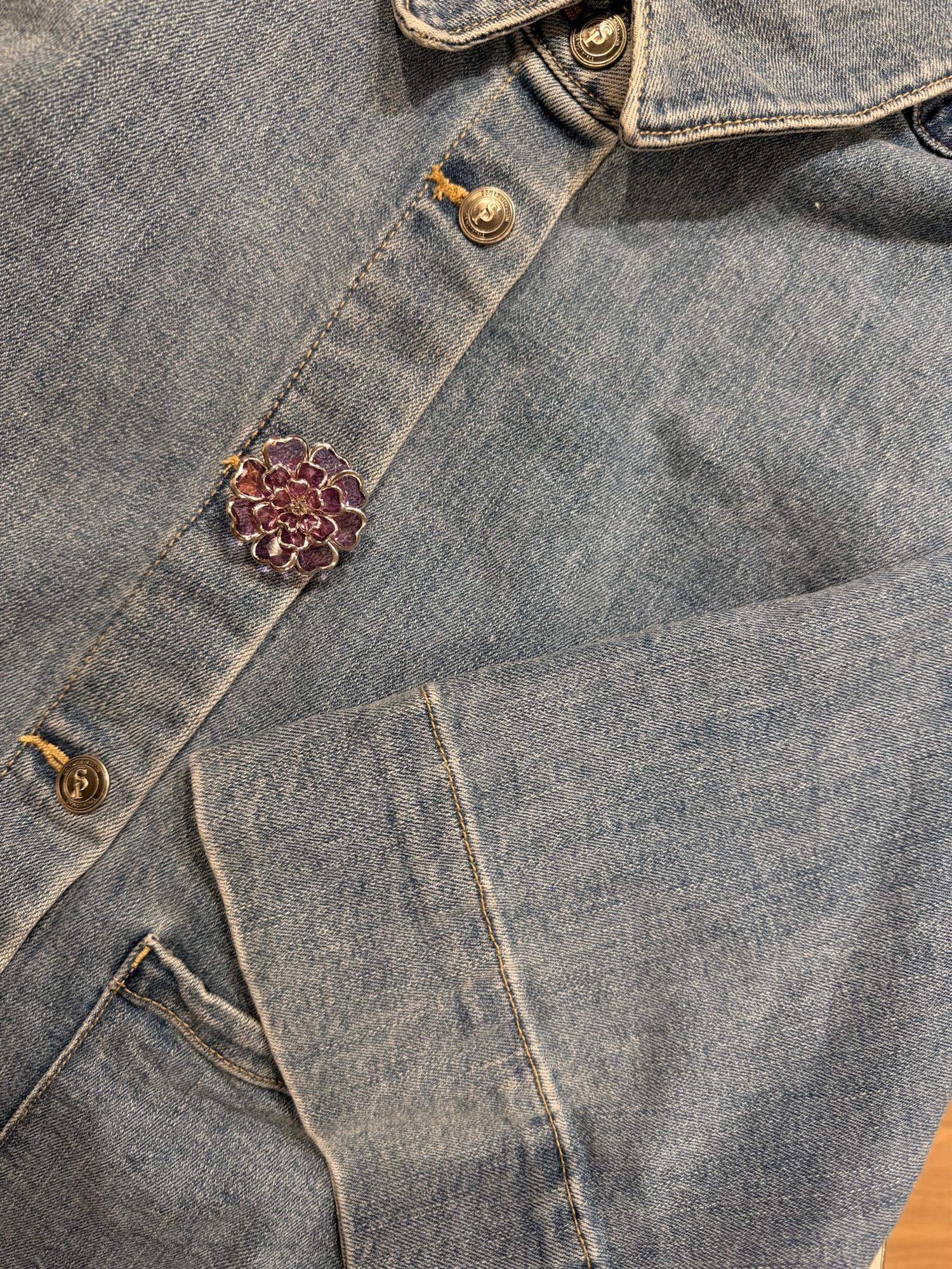 Flower Button Covers Lilla