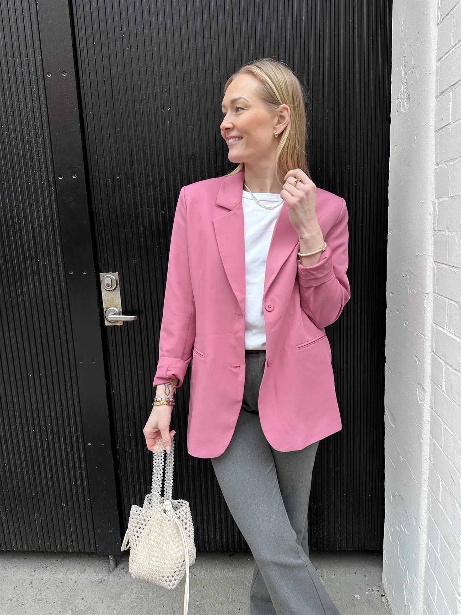 Lexi Oversized Blazer Heather Rose