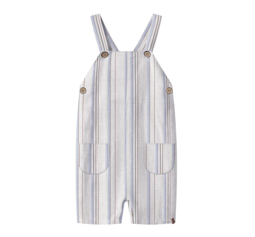 Jeran Loose Short Overall Coconut Milk